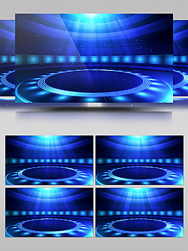 蓝色极炫背景led视频背景