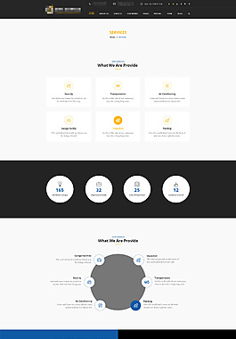 电子科技商务商城网站模板之我们的服务