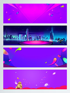 科技炫酷多彩背景