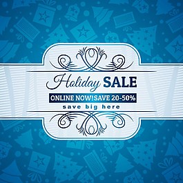 圣诞促销AI矢量元素