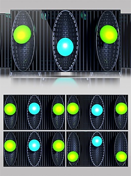 蓝绿光束糖果视频素材