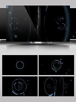 简洁高科技Logo描边动画展示片头AE模板