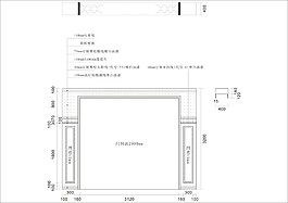 窗帘店是装修施工立面图