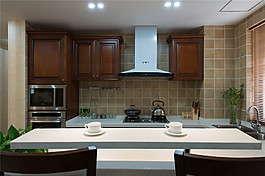 美式厨房装饰效果图