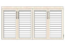 家具鞋柜子su模型效果图
