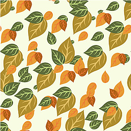 小清新绿叶背景