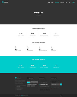 企业科技商务网站模板之企业发展历程介绍
