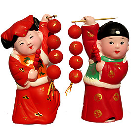 中式喜庆拜年素材