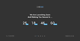 科技商务电子网站模板之网页加载进度