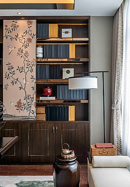 古典文雅书房装修效果图