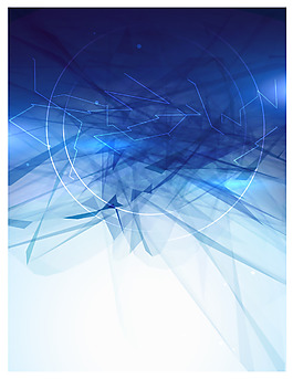 蓝色抽象音乐海报背景素材