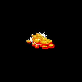 金色金元宝psd装饰素材
