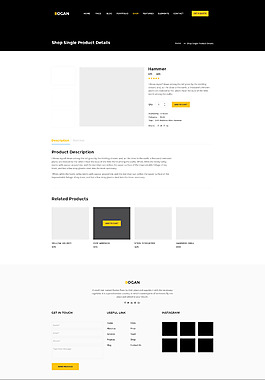 互联网常用企业模板网页界面PSD模板