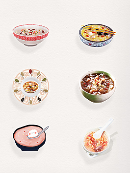 腊八节腊八粥装饰图案