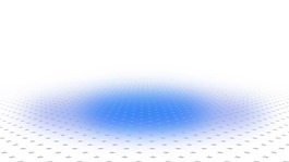 卡通蓝色圆点png元素