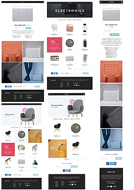 元素SoHo区模板PSD示意图