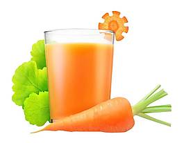 红萝卜生菜健康蔬菜汁PNG元素