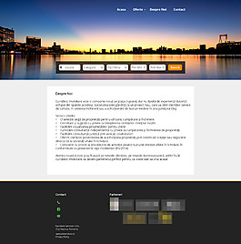 房地产网站关于我们页面psd模板
