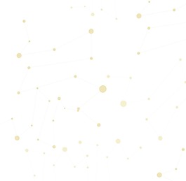 黄色飞舞圆点png元素