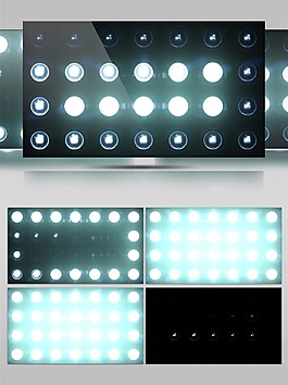 蓝色动感光束视频素材