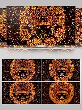 金色光束菩萨视频素材