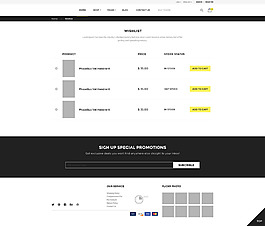 购物商城网人气黑色愿望清单