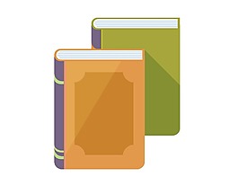 卡通知识书籍png元素