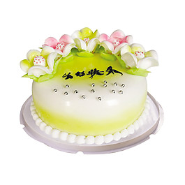 果酱花机生日蛋糕素材