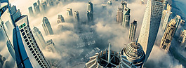 高楼建筑商业城市背景