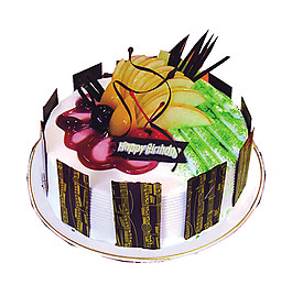 彩色巧克力蛋糕图案