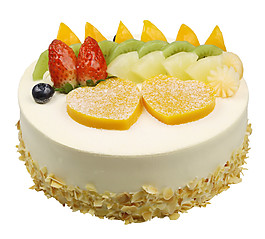 圆形水果蛋糕PNG素材