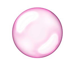 紫色透明大泡泡png元素