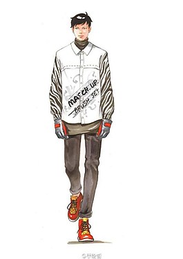 图片男装海报图片手绘男装jpg素材九牧王男装夏装新款海报免费下载