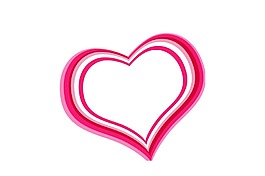 简约心形png元素