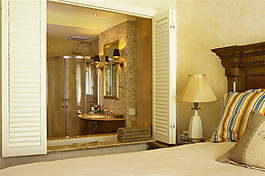 简约卧室台灯装修效果图