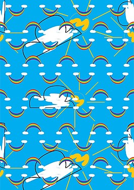 几何图形线性图案无缝背景