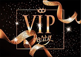 VIP丝带背景素材下载