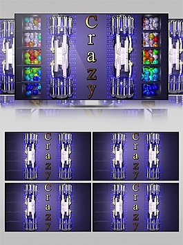 紫光星际卫星视频素材