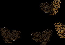 简约云朵透明装饰素材