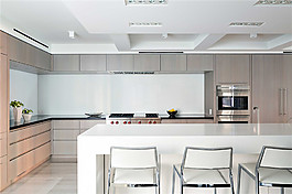 现代简约厨房装修效果图