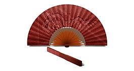 红色扇子新年元素
