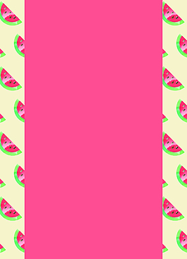 可爱儿童风水果贺卡邀请函手绘背景