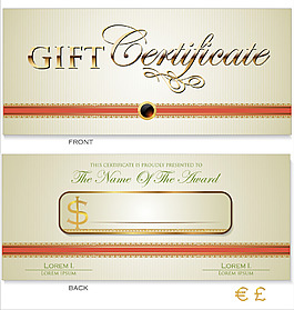 代金券时尚高档设计VIP卡片矢量背景