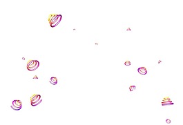 卡通红色圆圈png元素