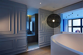 简约卫生间方形吊顶装修效果图