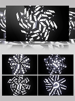 白色光束舞台视频素材