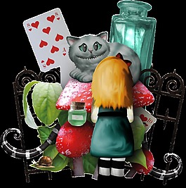 各种童话装饰图案元素