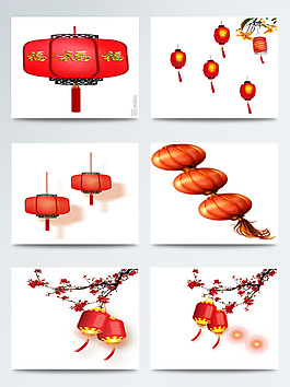 新年红色灯笼设计