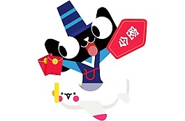 卡通天猫头像png元素