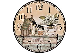 卡通创意时钟png元素